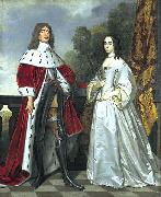 Double portrait of Friedrich Wilhelm I (1620- 1688) and Louise Henriette (1627-1667).